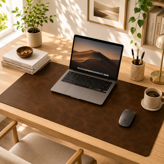 Leather Desk Mat – Custom Size, Personalized