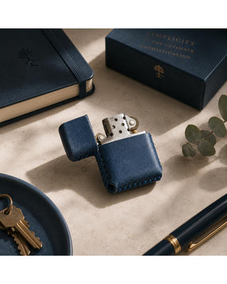 Leather Zippo Lighter Cases
