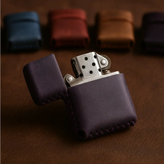 Leather Zippo Lighter Case | Personalized Gift