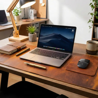 Leather Desk Mat – Custom Size, Personalized
