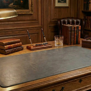 Leather Desk Mat – Custom Size, Personalized