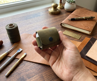 Leather AirPods Case – Handmade, Personalized, All Gens
