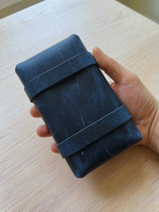 Edc Organizer Rustic Leather Mens Clutch Bag, Vintage Travel Organizer Gift For Him