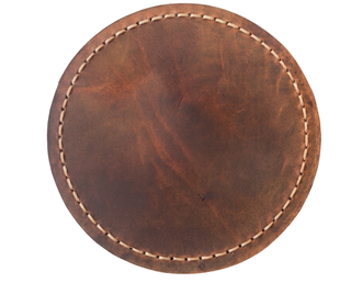 Leather Coaster Set of 4 – Personalized, Handmade Gift