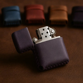Leather Zippo Lighter Case | Personalized Gift