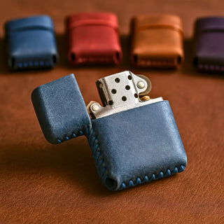 Leather Zippo Lighter Case | Personalized Gift