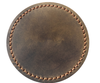 Leather Coaster Set of 4 – Personalized, Handmade Gift