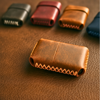 Handmade Leather Zippo Lighter Case