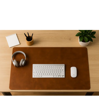 Leather Desk Mat – Custom Size, Personalized