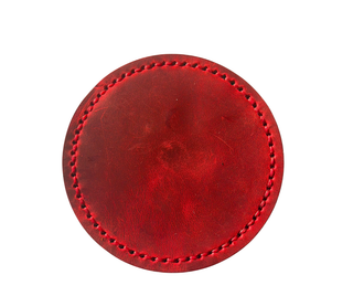 Leather Coaster Set of 4 – Personalized, Handmade Gift