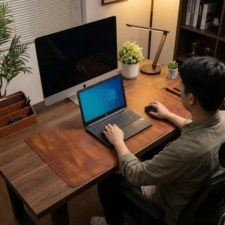 Leather Desk Mat – Custom Size, Personalized