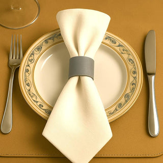 Handmade Leather Napkin Rings Set of 4