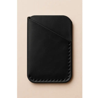 Slim Leather Card Holder – Hand-Stitched, Personalized