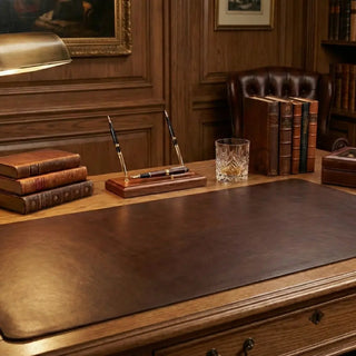 Leather Desk Mat – Custom Size, Personalized