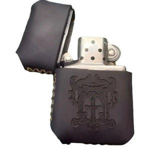 Leather Zippo Lighter Case | Personalized Gift