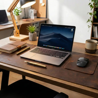 Leather Desk Mat – Custom Size, Personalized