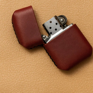 Leather Zippo Lighter Case | Personalized Gift
