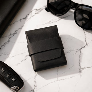 Leather Wallet, Handmade, Customizable Card Holder