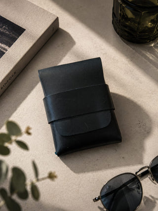 Leather Wallet, Handmade, Customizable Card Holder