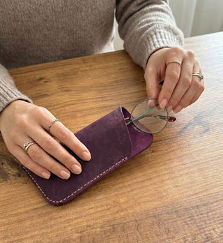 Leather Glasses Case