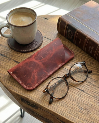 Leather Glasses Case