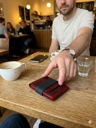 Leather Wallet, Handmade, Customizable Card Holder