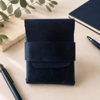 Leather Wallet, Handmade, Customizable Card Holder