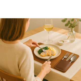 Handmade Leather Cutlery Pouch