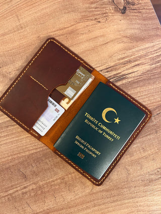 Leather Passport Holder