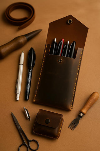 Leather Pencil Case