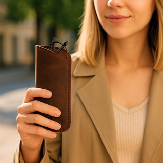 Leather Glasses Case
